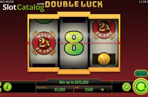 Скрин2. Double Luck слот