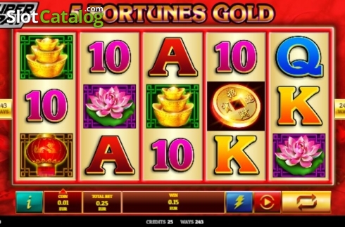 Скрин4. 5 Fortunes Gold слот