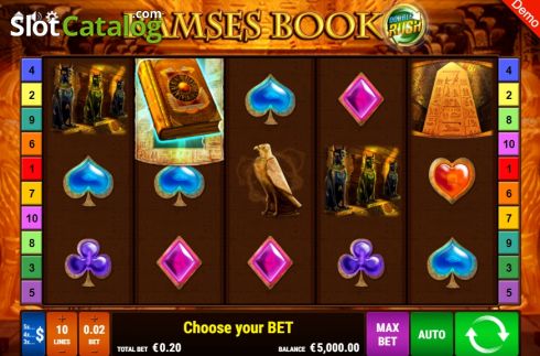 Скрин2. Ramses Book Double Rush слот