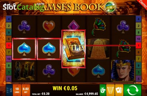 Скрин4. Ramses Book Double Rush слот