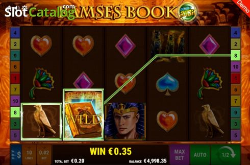 Скрин5. Ramses Book Double Rush слот