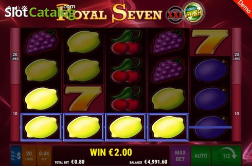 Скрин5. Royal Seven XXL Double Rush слот