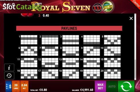 Скрин9. Royal Seven XXL Double Rush слот