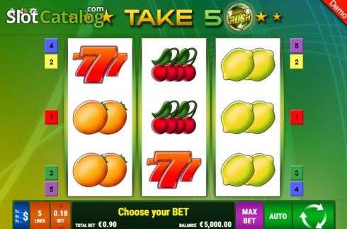 Скрин2. Take 5 Triple Rush слот