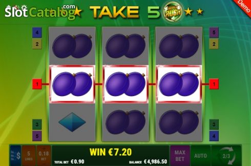 Скрин3. Take 5 Triple Rush слот