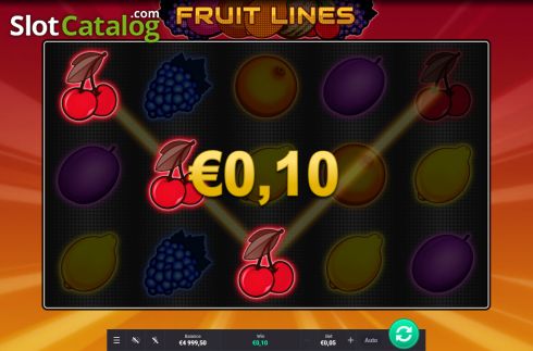 Скрин4. Fruit Lines слот