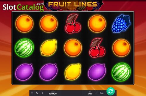 Скрин2. Fruit Lines слот