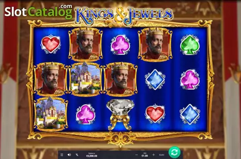Скрин2. Kings and Jewels слот