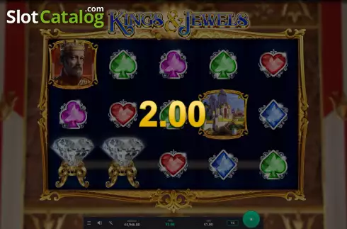 Скрин3. Kings and Jewels слот