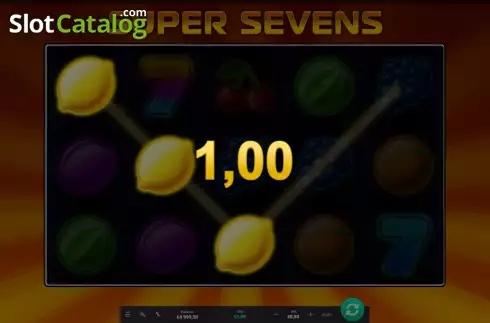 Скрин3. Super Sevens (Oryx) слот
