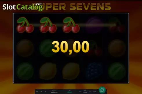 Скрин4. Super Sevens (Oryx) слот
