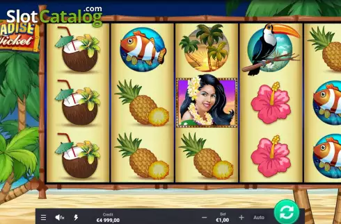 Скрин2. Paradise Ticket слот