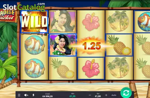 Скрин3. Paradise Ticket слот