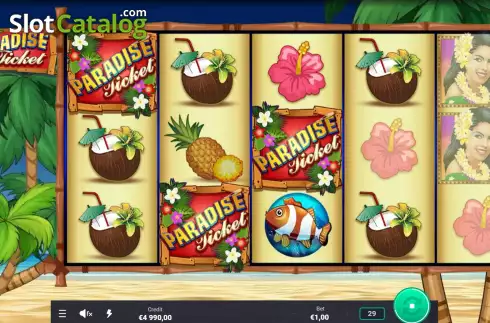 Скрин5. Paradise Ticket слот