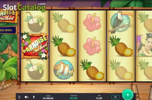 Скрин9. Paradise Ticket слот