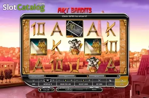 Скрин9. Art Bandits слот