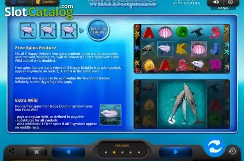 Скрин6. Wild Dolphins слот