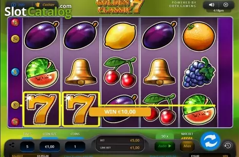 Скрин3. Golden 7 Classic слот