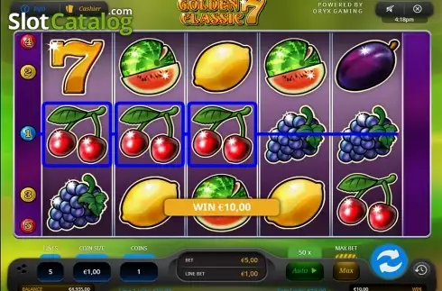 Скрин4. Golden 7 Classic слот