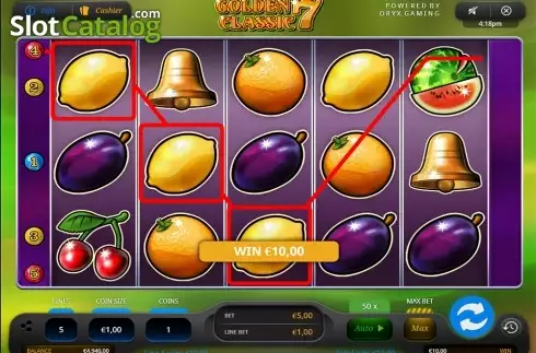 Скрин5. Golden 7 Classic слот