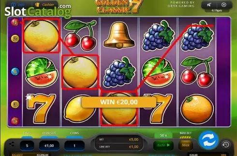 Скрин6. Golden 7 Classic слот