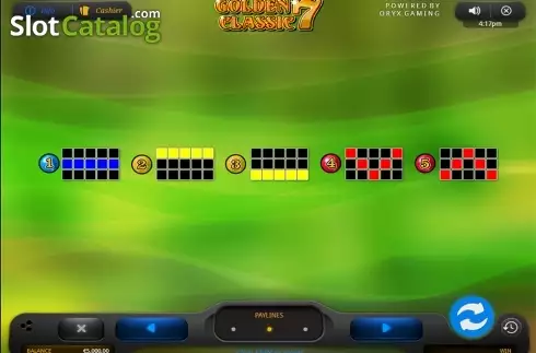 Скрин8. Golden 7 Classic слот
