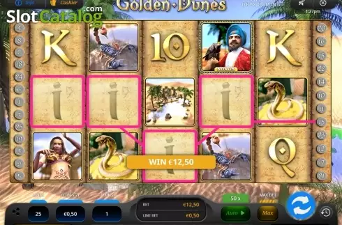 Скрин3. Golden Dunes слот