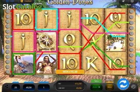 Скрин5. Golden Dunes слот