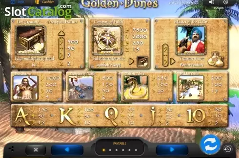 Скрин8. Golden Dunes слот