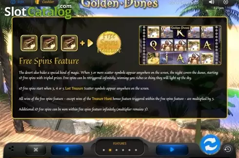 Скрин9. Golden Dunes слот