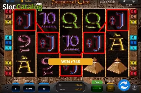Скрин4. Sceptre of Cleo слот