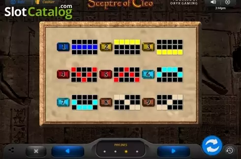 Скрин8. Sceptre of Cleo слот
