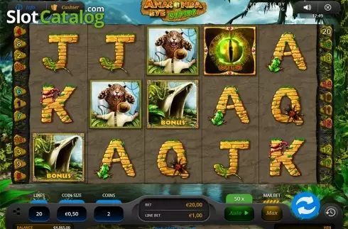 Скрин2. Anaconda Eye Rapids слот