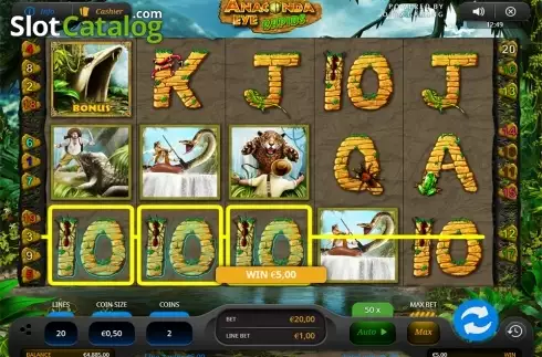 Скрин3. Anaconda Eye Rapids слот