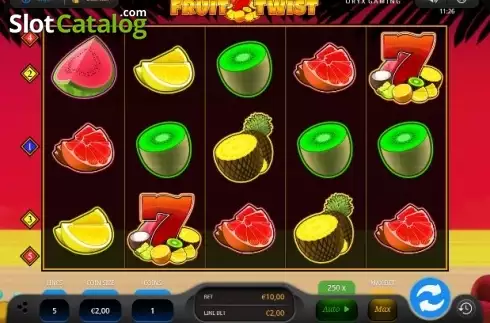 Скрин2. Fruit Twist (Oryx) слот