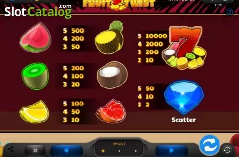 Скрин4. Fruit Twist (Oryx) слот