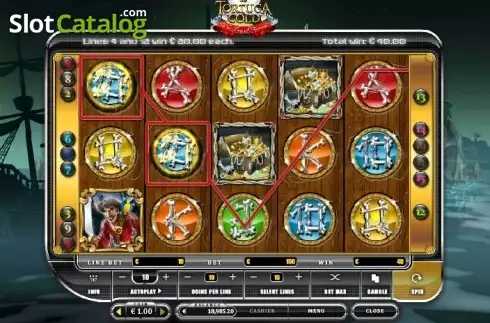 Скрин3. Tortuga Gold слот
