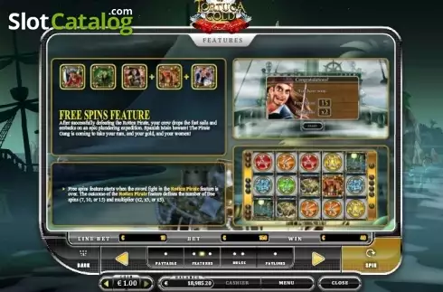 Скрин7. Tortuga Gold слот