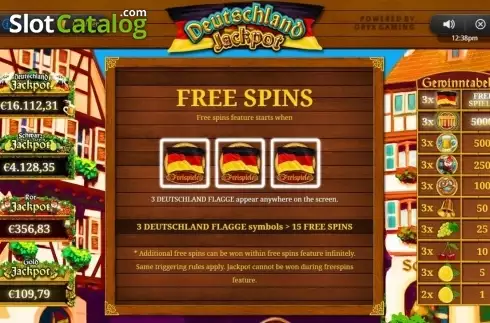 Скрин5. Deutschland Jackpot слот