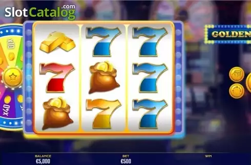 Скрин2. Golden Wheel (Golden Hero) слот