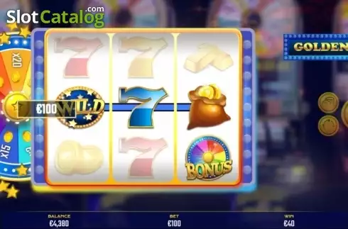Скрин5. Golden Wheel (Golden Hero) слот