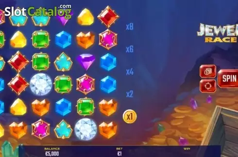 Скрин2. Jewel Race слот