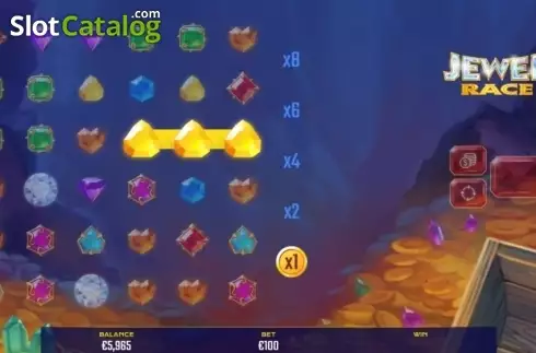 Скрин4. Jewel Race слот