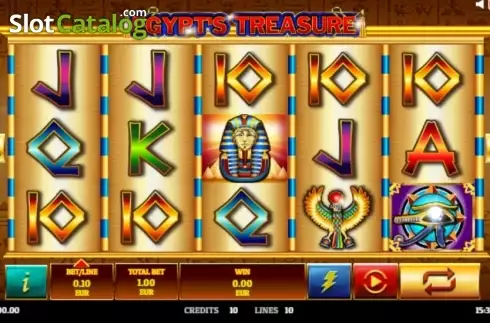 Скрин2. Egypts Treasure слот