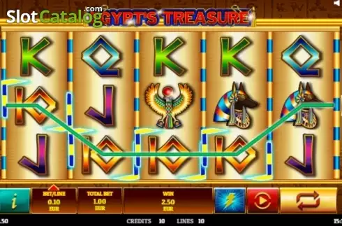 Скрин3. Egypts Treasure слот