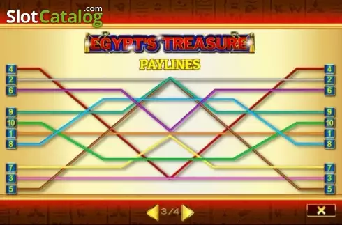 Скрин5. Egypts Treasure слот