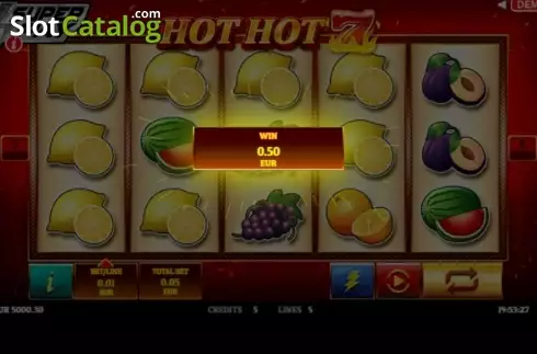 Скрин3. Hot Hot 7 слот