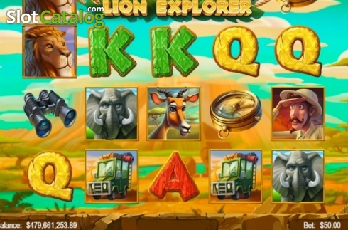 Скрин2. Lion Explorer слот
