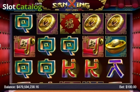 Скрин2. Sanxing Fortunes слот