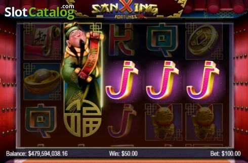 Скрин4. Sanxing Fortunes слот